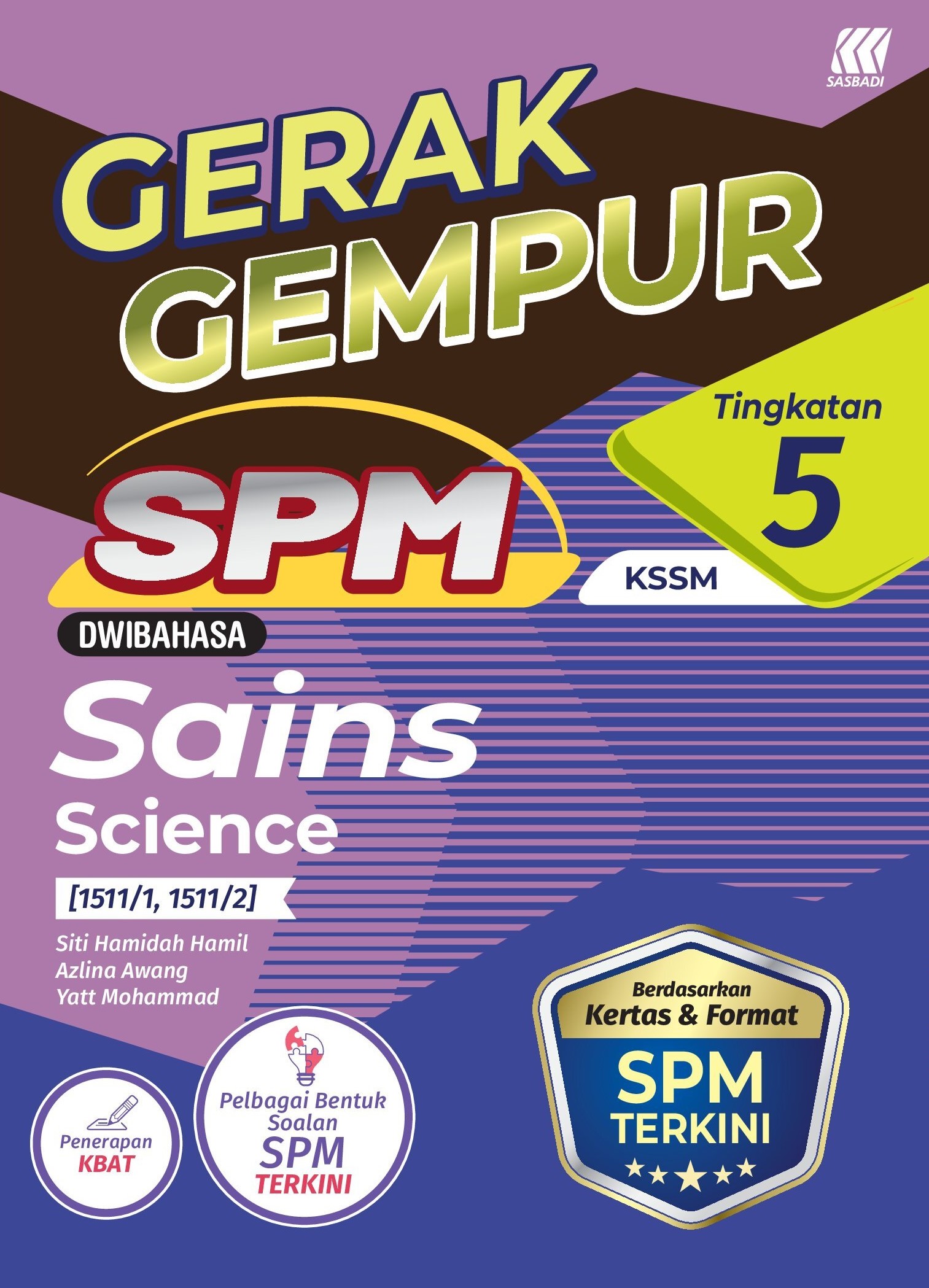Gerak Gempur SPM Sains (Bilingual) Ting. 5 Cover